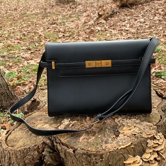 Saint Laurent All Crossbody Bags. Mini Manhattan in Box Crossbody Bag - Picture 8 of 16